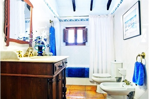 One of the stylish bathrooms