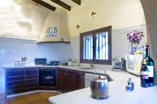 One of the spacious, pleasant kitchens