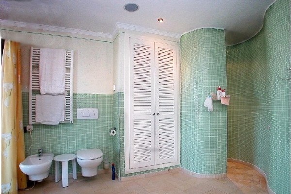 One of the elegant bathrooms