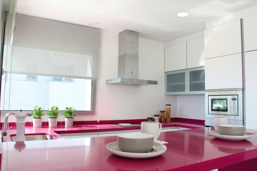 Fully equipped kitchen with special design