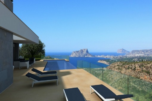Villa with incredible sea view in Benitachell, Alicante
