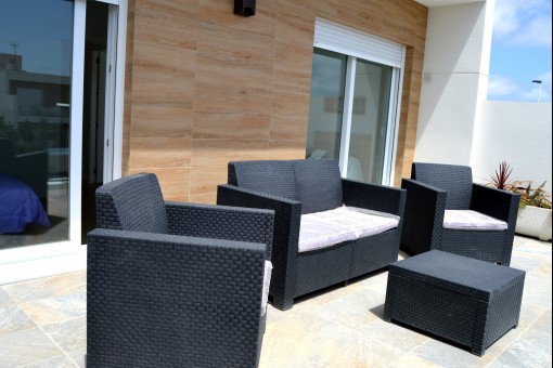 Terrace with lounge area