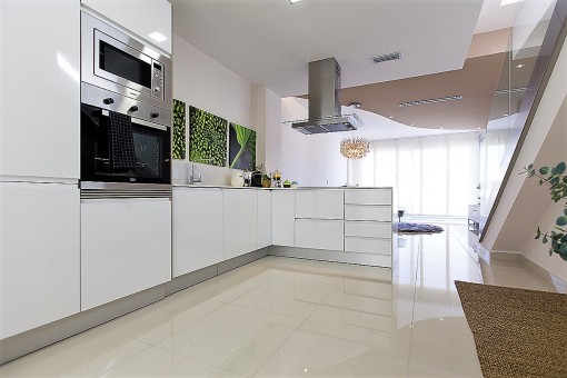 Open and modern kitchen